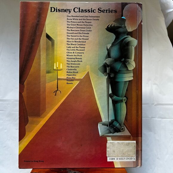 The Prince and the Pauper Mickey Twin Walt Disney Vintage 1990 Hardcover Book - Picture 2 of 8